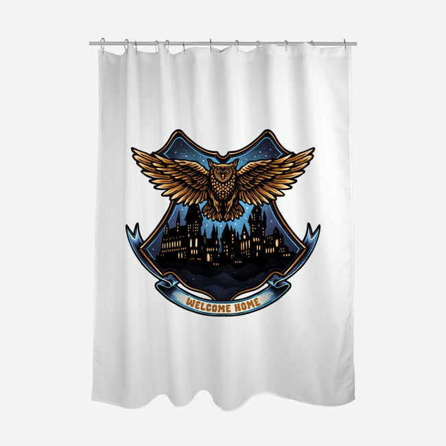 Home Of Magic-None-Polyester-Shower Curtain-glitchygorilla