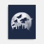 Full Moon Over Hogwarts-None-Stretched-Canvas-DrMonekers