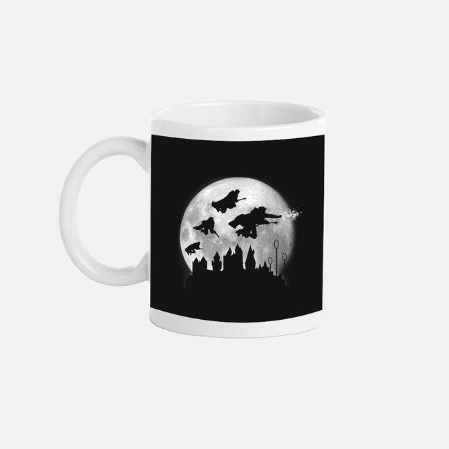 Full Moon Over Hogwarts-None-Mug-Drinkware-DrMonekers