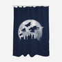 Full Moon Over Hogwarts-None-Polyester-Shower Curtain-DrMonekers