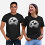 Full Moon Over Hogwarts-Unisex-Basic-Tee-DrMonekers