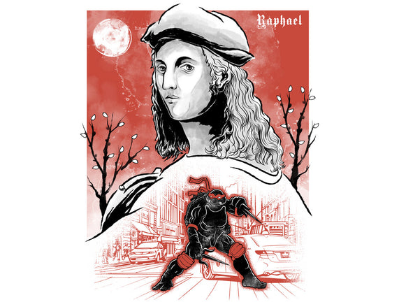 Renaissance Ninja Raphael Sumi-E