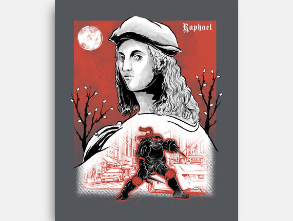Renaissance Ninja Raphael Sumi-E