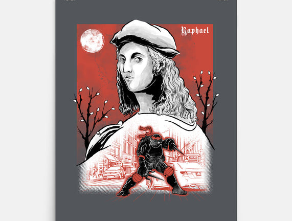 Renaissance Ninja Raphael Sumi-E