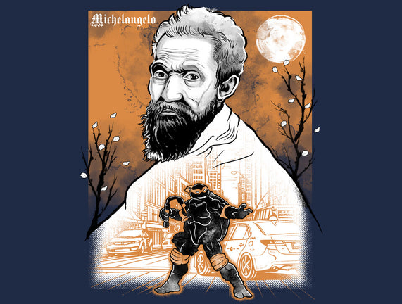 Renaissance Ninja Michelangelo Sumi-E