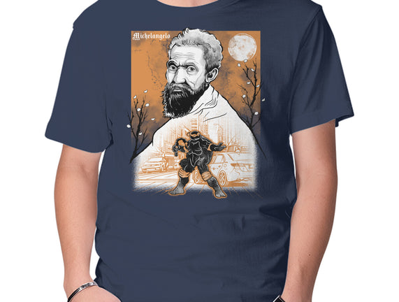 Renaissance Ninja Michelangelo Sumi-E