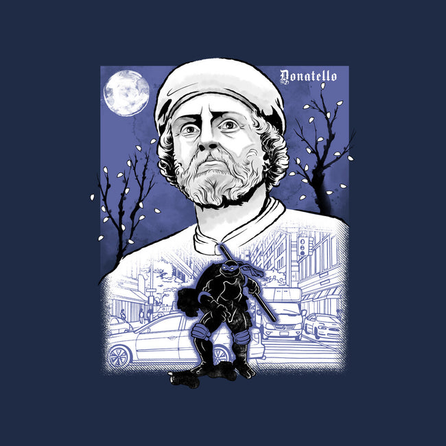 Renaissance Ninja Donatello Sumi-E-Mens-Basic-Tee-Astrobot Invention