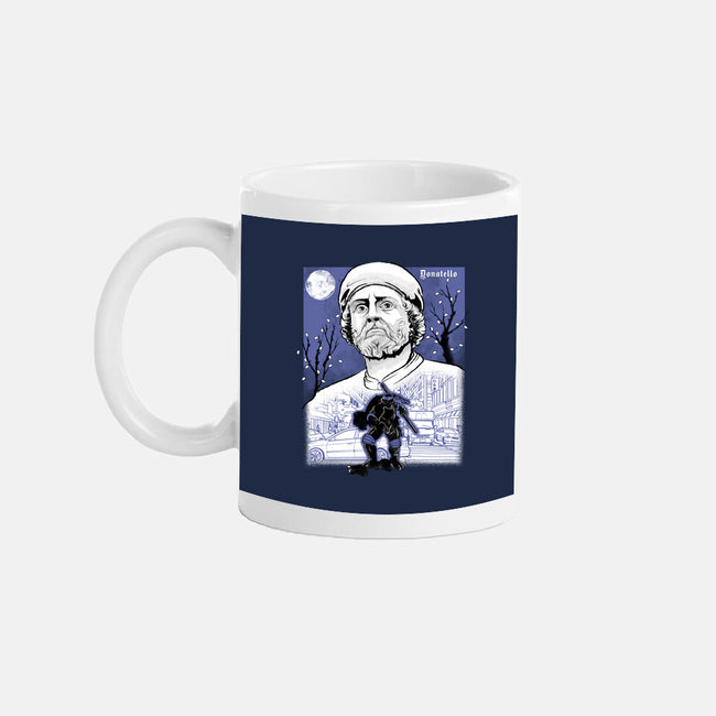 Renaissance Ninja Donatello Sumi-E-None-Mug-Drinkware-Astrobot Invention