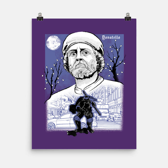 Renaissance Ninja Donatello Sumi-E-None-Matte-Poster-Astrobot Invention