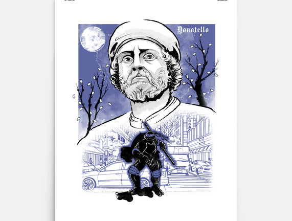 Renaissance Ninja Donatello Sumi-E