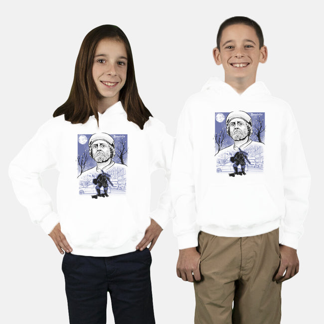 Renaissance Ninja Donatello Sumi-E-Youth-Pullover-Sweatshirt-Astrobot Invention