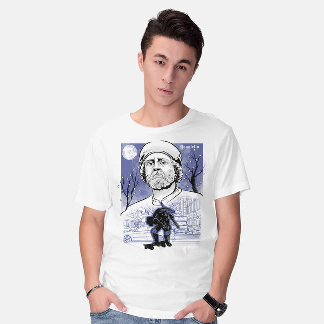 Renaissance Ninja Donatello Sumi-E-Mens-Basic-Tee-Astrobot Invention