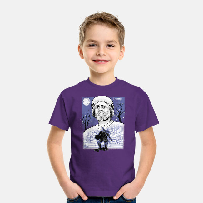 Renaissance Ninja Donatello Sumi-E-Youth-Basic-Tee-Astrobot Invention