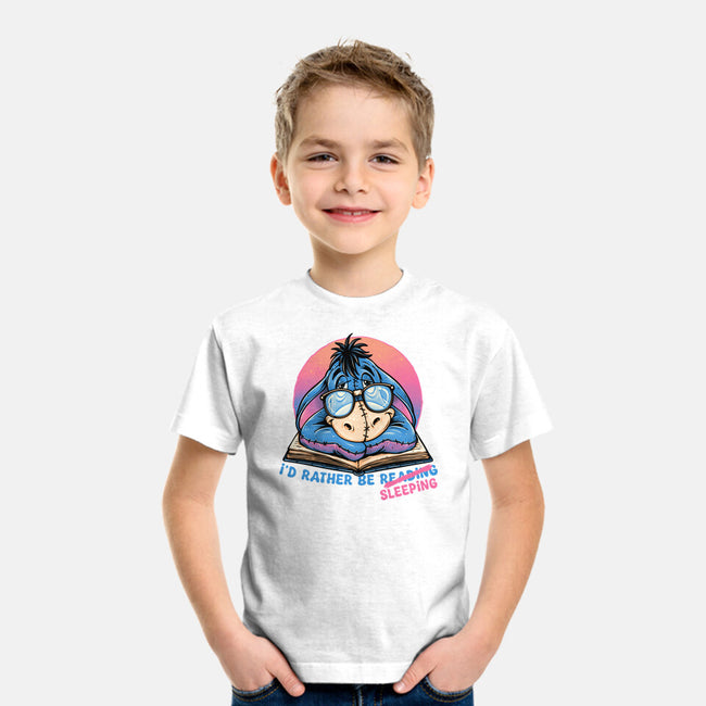 Rather Be Sleeping-Youth-Basic-Tee-glitchygorilla