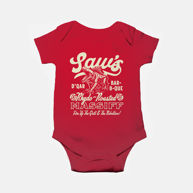 Saw's BBQ-Baby-Basic-Onesie-Wheels