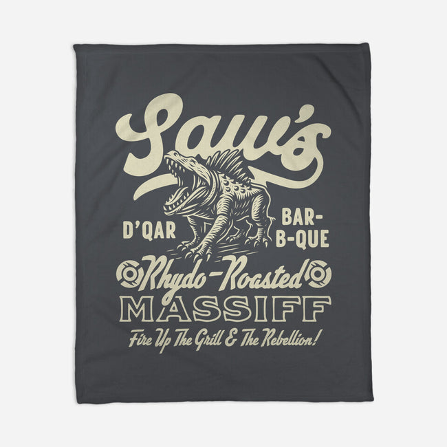 Saw's BBQ-None-Fleece-Blanket-Wheels