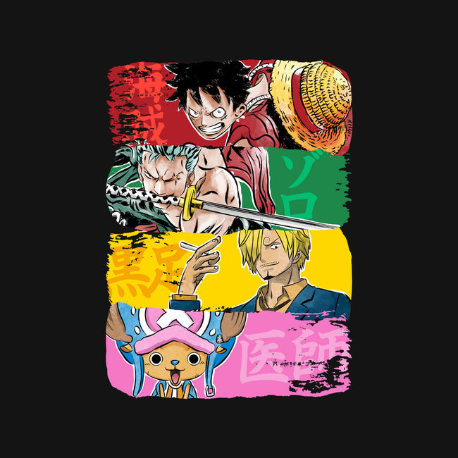 Pirate Brushstrokes-Mens-Basic-Tee-DrMonekers