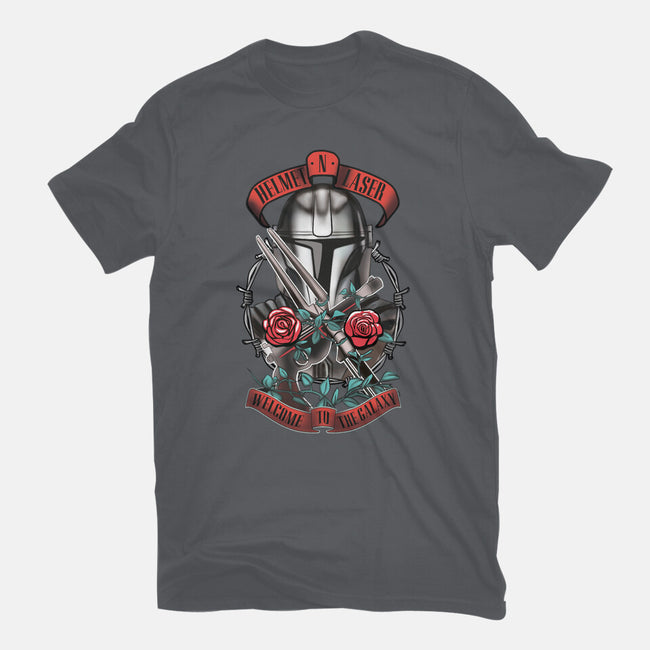 Helmet N Laser-Unisex-Basic-Tee-Samuel