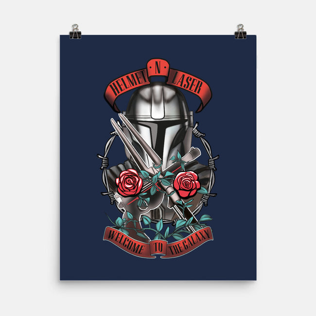 Helmet N Laser-None-Matte-Poster-Samuel