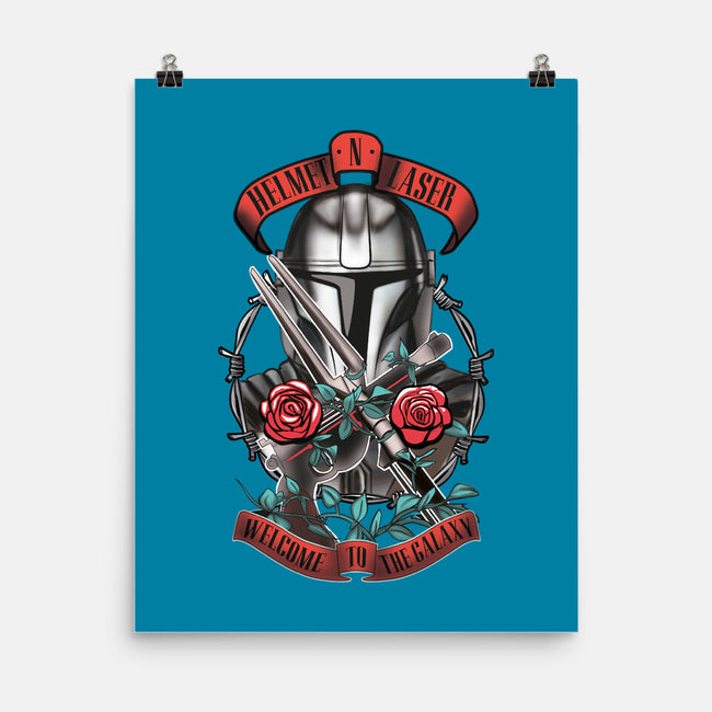 Helmet N Laser-None-Matte-Poster-Samuel