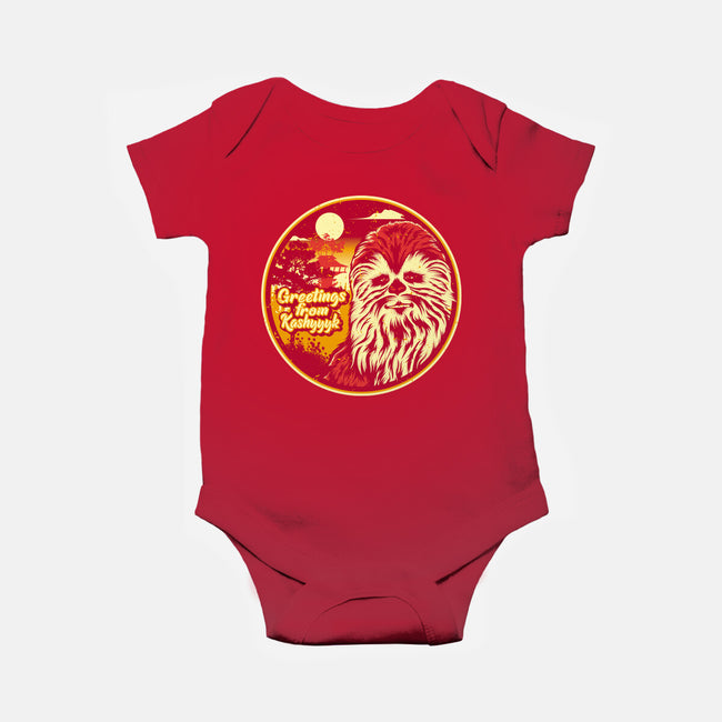 Greetings From The Forest Planet-Baby-Basic-Onesie-SuperEdu