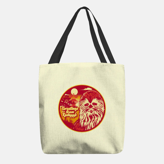 Greetings From The Forest Planet-None-Basic Tote-Bag-SuperEdu