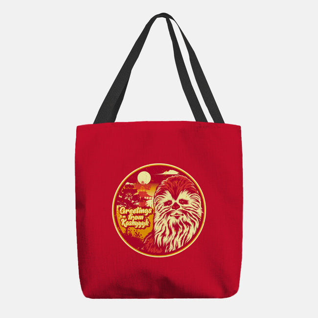 Greetings From The Forest Planet-None-Basic Tote-Bag-SuperEdu