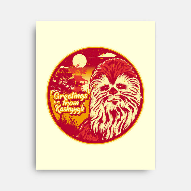 Greetings From The Forest Planet-None-Stretched-Canvas-SuperEdu