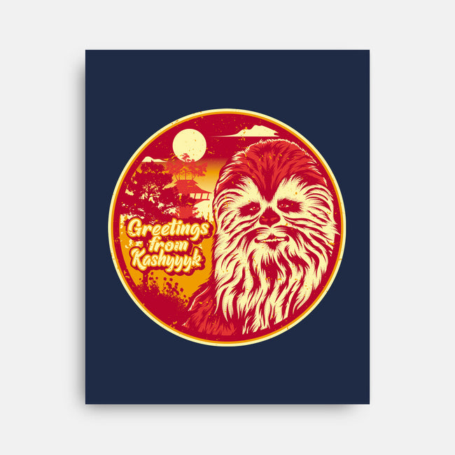 Greetings From The Forest Planet-None-Stretched-Canvas-SuperEdu