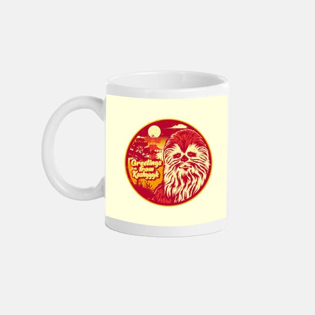 Greetings From The Forest Planet-None-Mug-Drinkware-SuperEdu