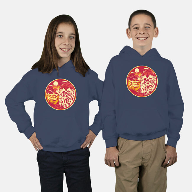 Greetings From The Forest Planet-Youth-Pullover-Sweatshirt-SuperEdu