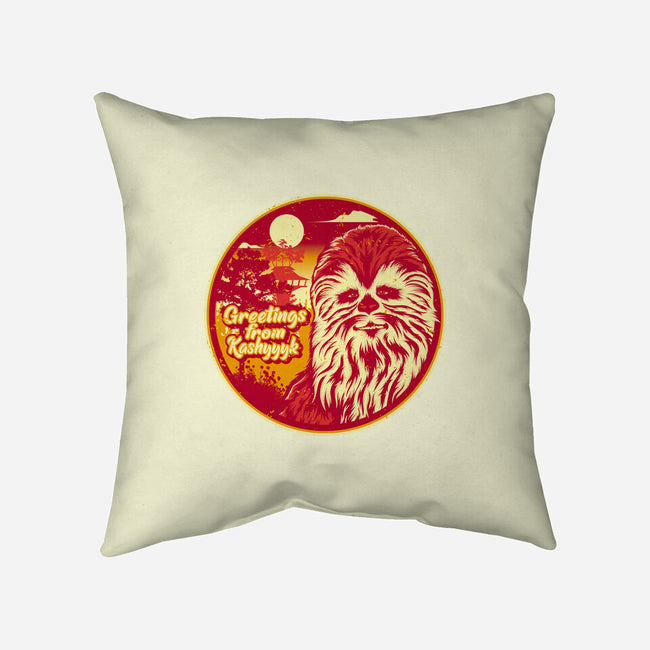 Greetings From The Forest Planet-None-Removable Cover w Insert-Throw Pillow-SuperEdu