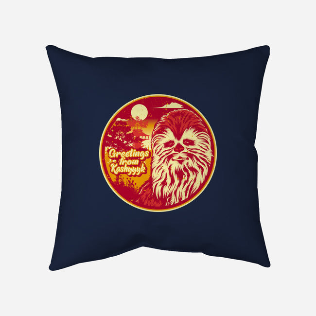 Greetings From The Forest Planet-None-Removable Cover w Insert-Throw Pillow-SuperEdu