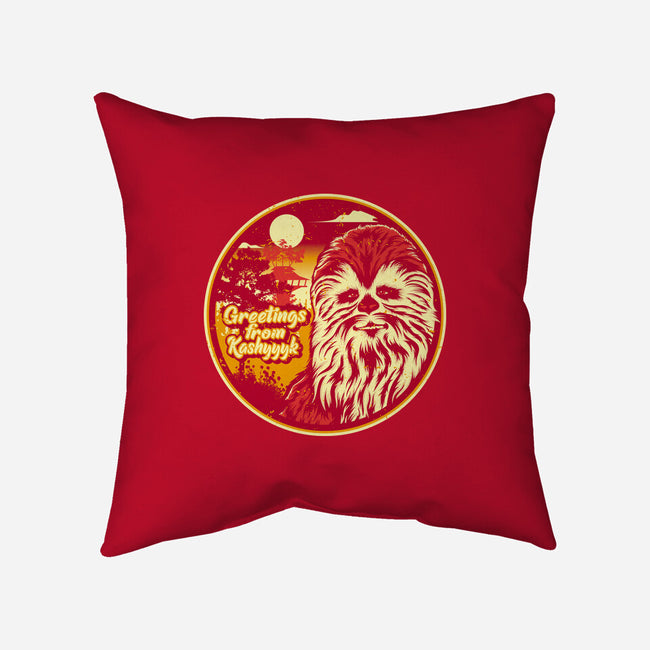Greetings From The Forest Planet-None-Removable Cover w Insert-Throw Pillow-SuperEdu