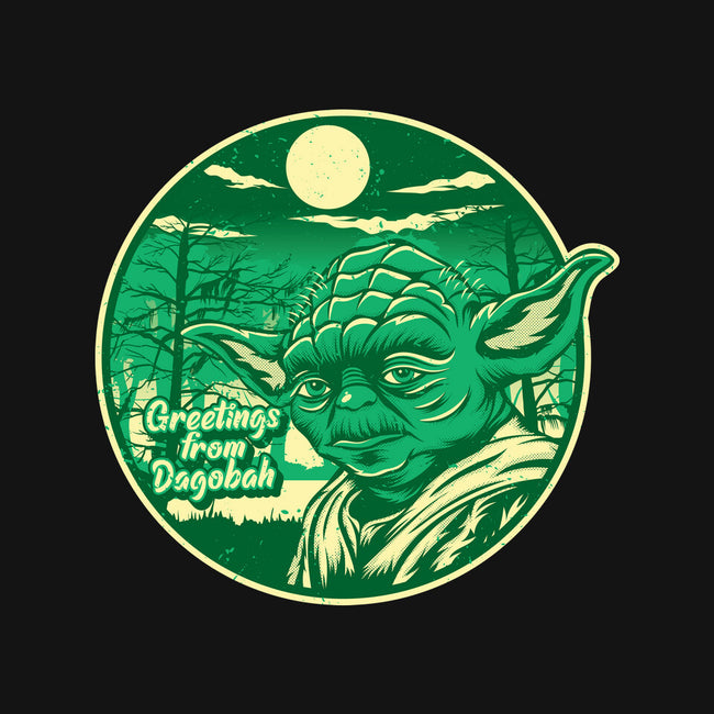 Greetings From The Swamp Planet-Baby-Basic-Tee-SuperEdu