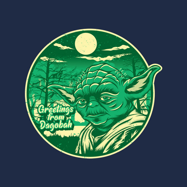 Greetings From The Swamp Planet-Baby-Basic-Tee-SuperEdu