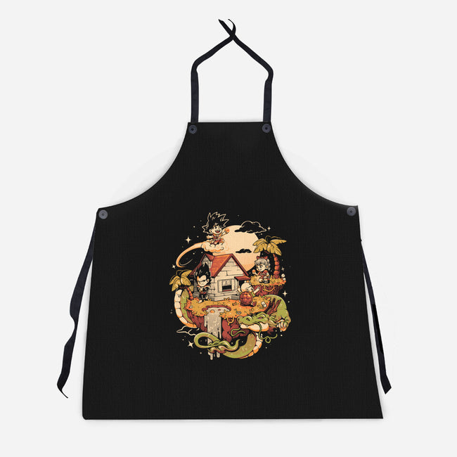 Dragon Island-Unisex-Kitchen-Apron-eduely
