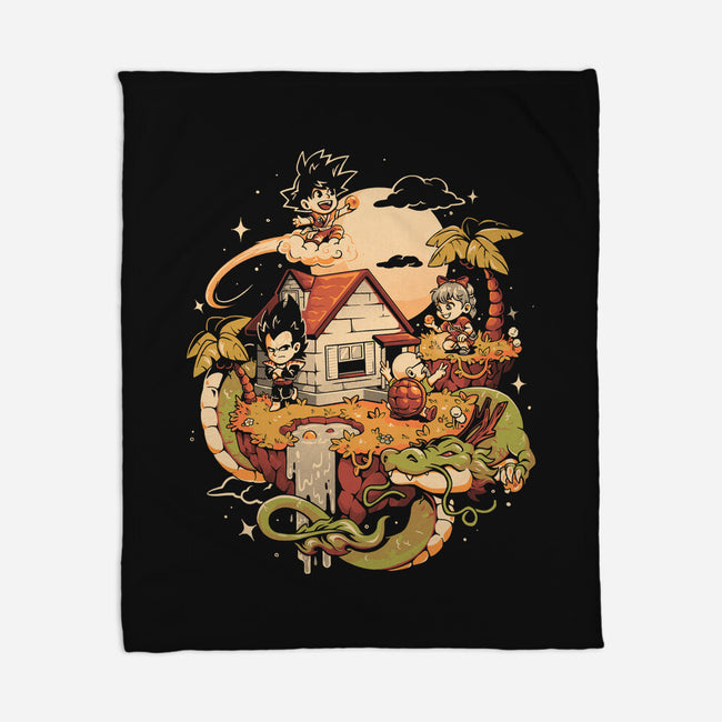 Dragon Island-None-Fleece-Blanket-eduely