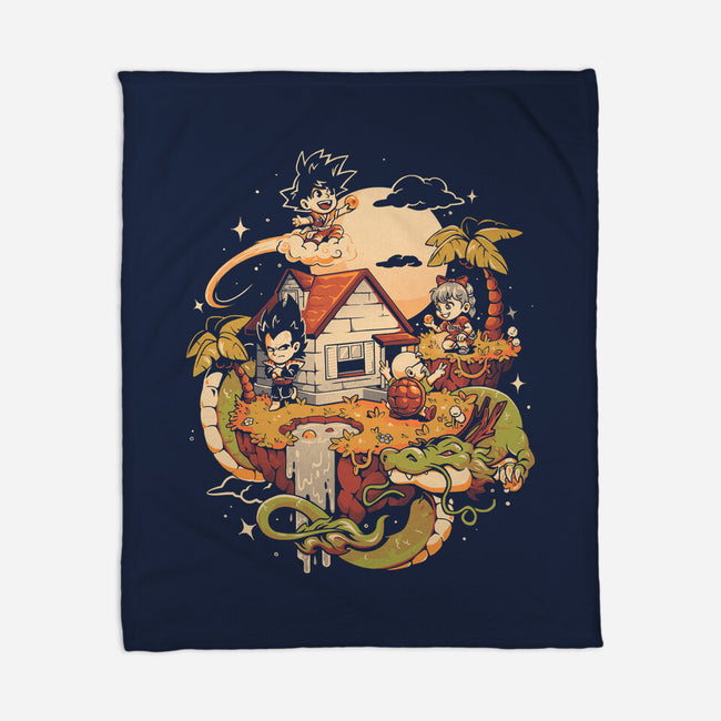 Dragon Island-None-Fleece-Blanket-eduely