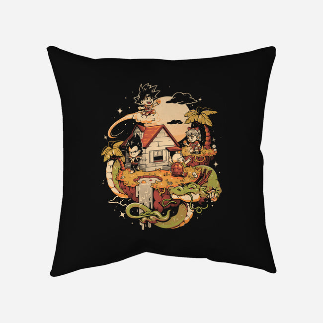 Dragon Island-None-Removable Cover w Insert-Throw Pillow-eduely