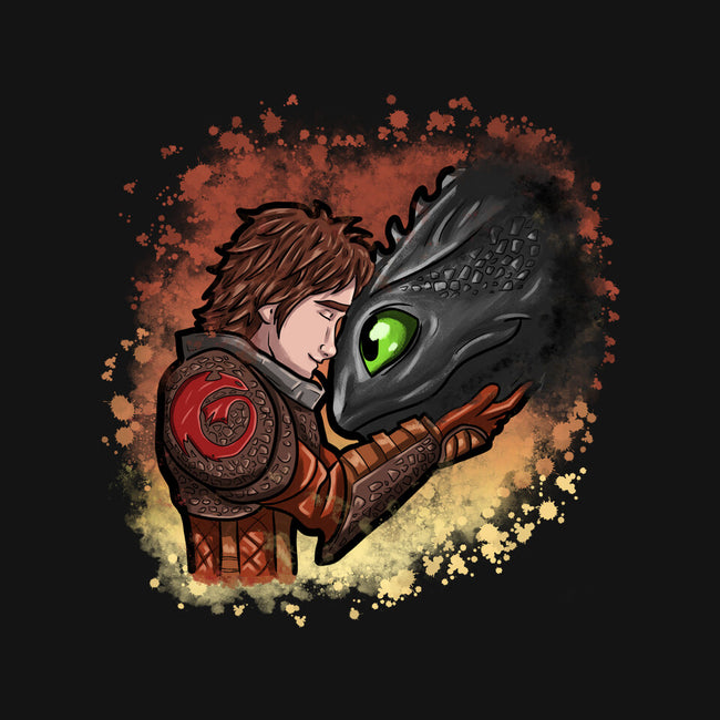 My Dragon Friend-Mens-Basic-Tee-nickzzarto