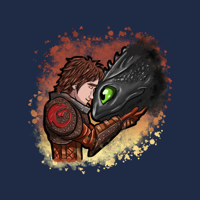 My Dragon Friend-Unisex-Basic-Tee-nickzzarto