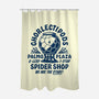 Ghorlectipods Spider Shop-None-Polyester-Shower Curtain-Wheels