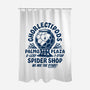 Ghorlectipods Spider Shop-None-Polyester-Shower Curtain-Wheels