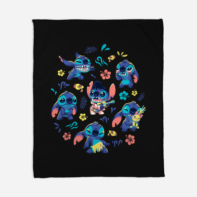 An Alien's Day-None-Fleece-Blanket-Geekydog