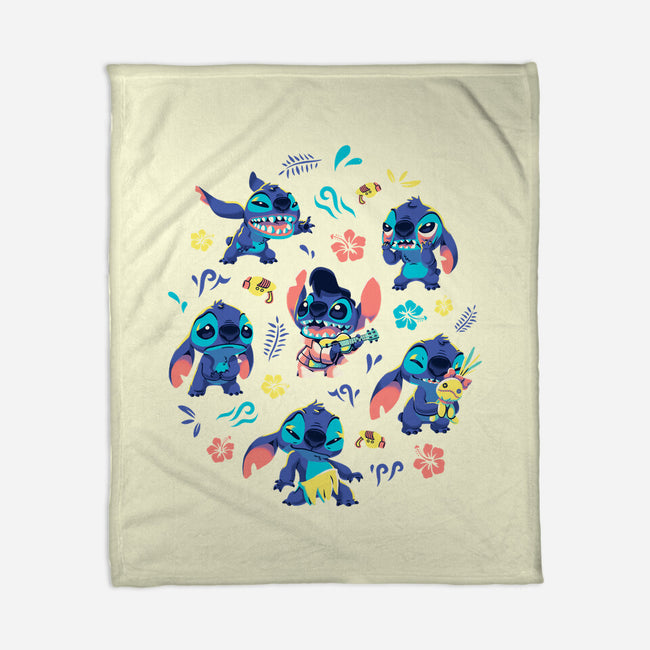 An Alien's Day-None-Fleece-Blanket-Geekydog
