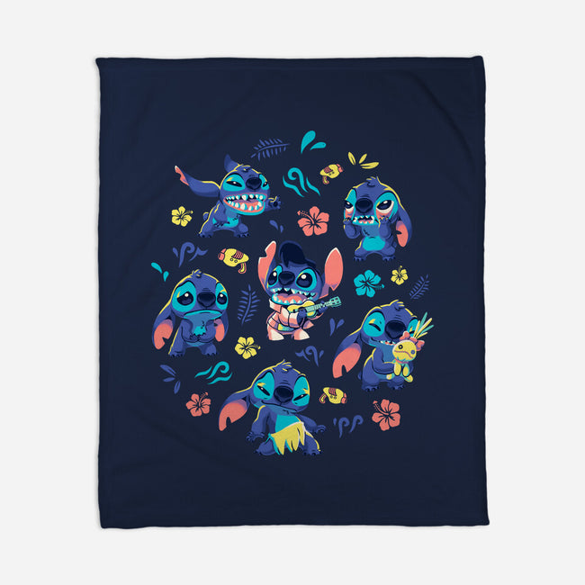 An Alien's Day-None-Fleece-Blanket-Geekydog