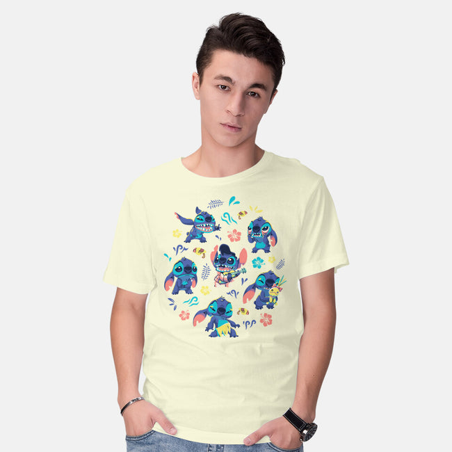 An Alien's Day-Mens-Basic-Tee-Geekydog