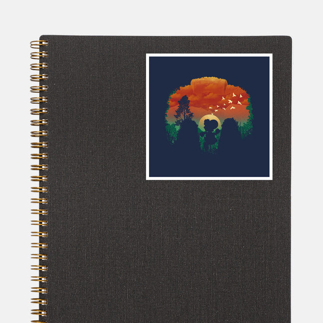 Dinosaur Game-None-Glossy-Sticker-dandingeroz