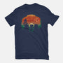 Dinosaur Game-Mens-Basic-Tee-dandingeroz
